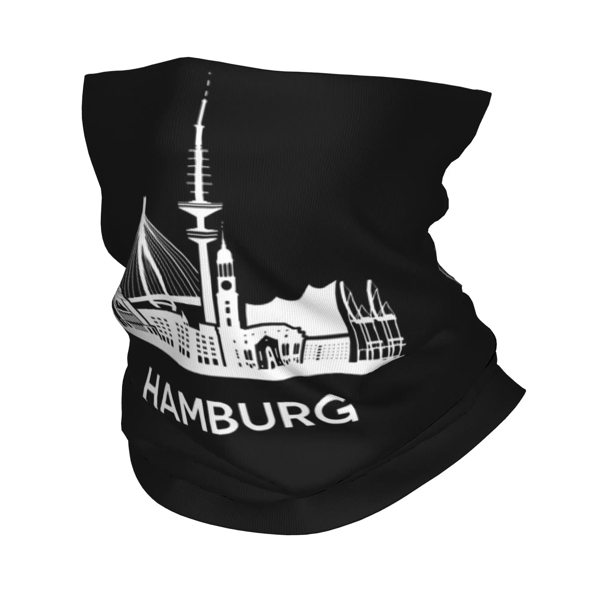Men'S Fashion Hamburg - Hamburgo City Skyline, versão estendida, bandana