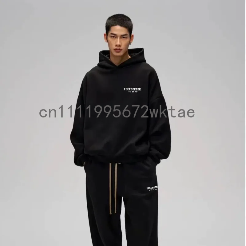 Mens Fashion Modern - Conjunto de Moletom Clássico com Letras