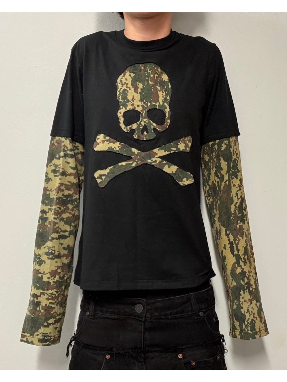 Mens Fashion Trend 2026 - 2026 novo esqueleto de camuflagem retro