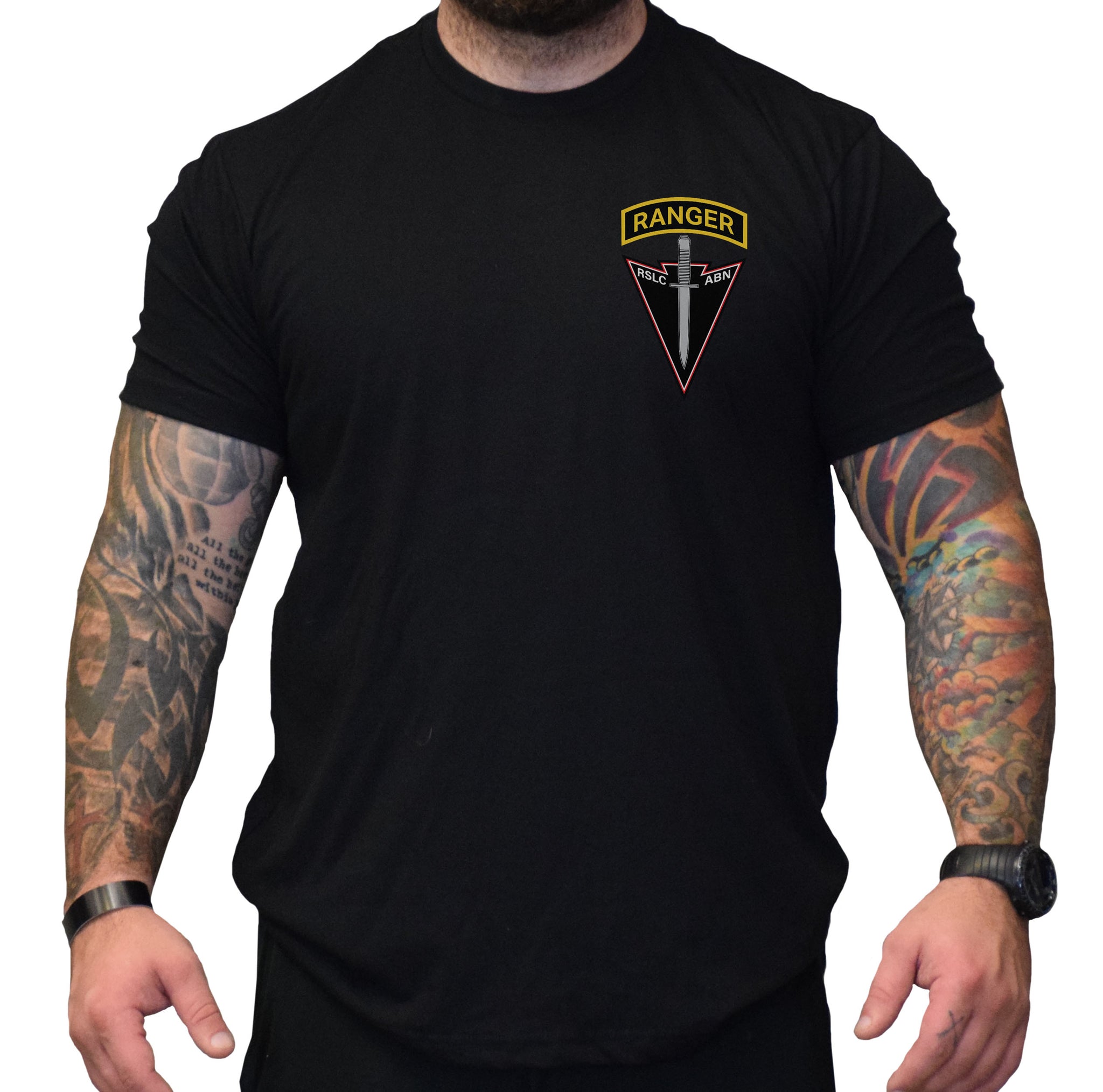 Military Shirt Men - T-Shirt de Logotipo RSLC dos homens