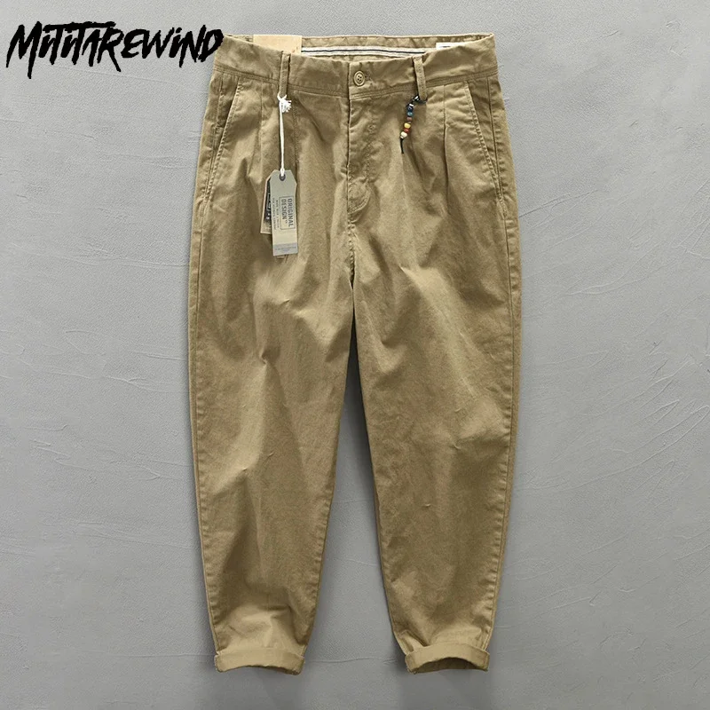 Men'S Fashion Khaki Pants - Primavera verão calças dos homens calças