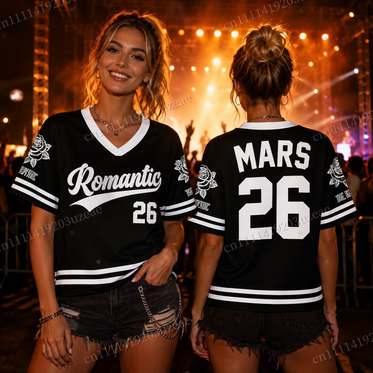 Men'S Fashion For 70 Year Old - Camiseta Romântica do Concerto Bruno Mars