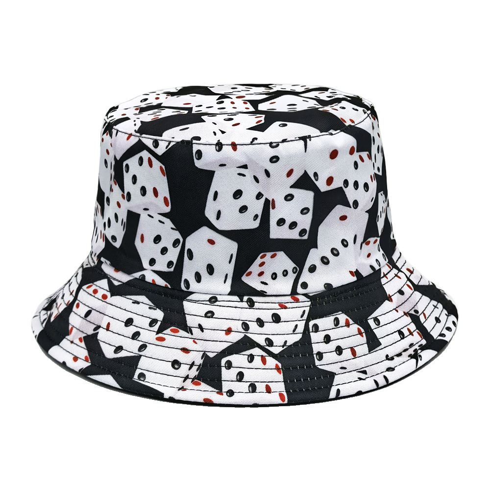Mens Fashion Bucket Hat - Chapéu Bucket Estampado da Moda para