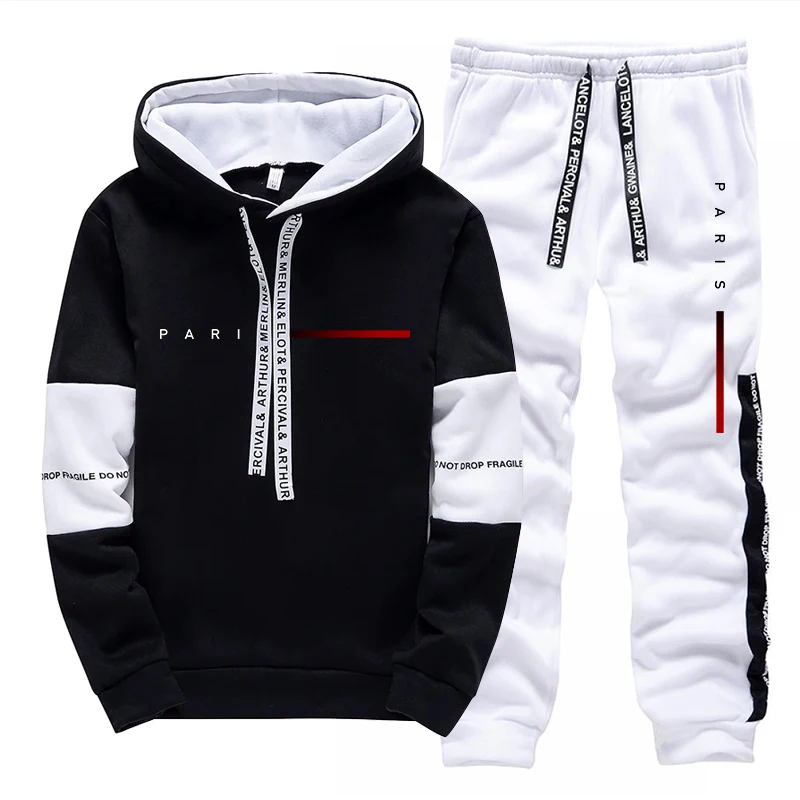 Men'S Fashion Tips - Conjunto Masculino de Moletom com Capuz