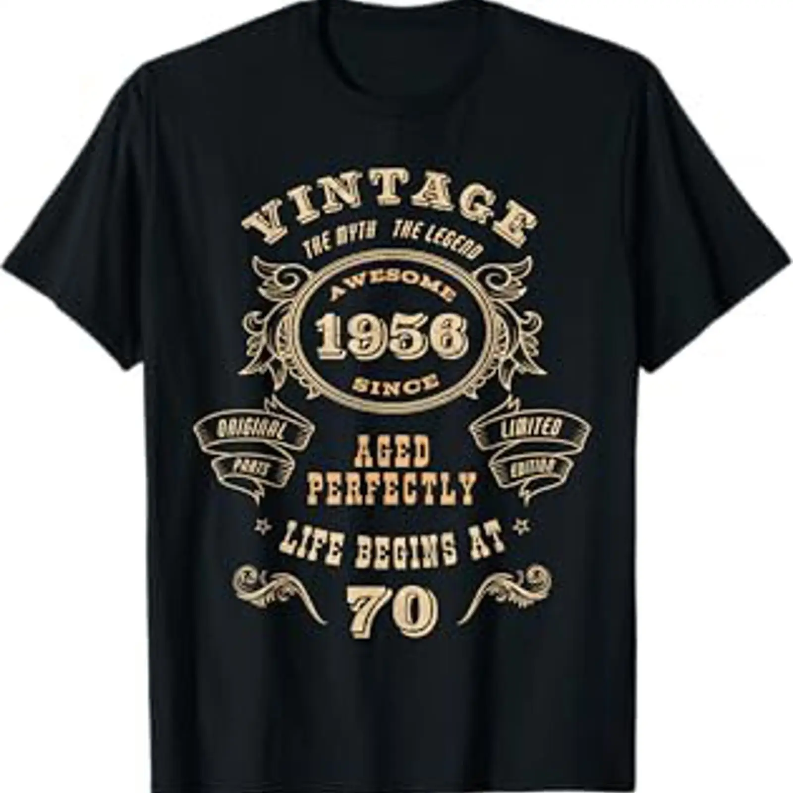 Men'S Fashion For 70 Year Old - Camiseta vintage para homens de 70