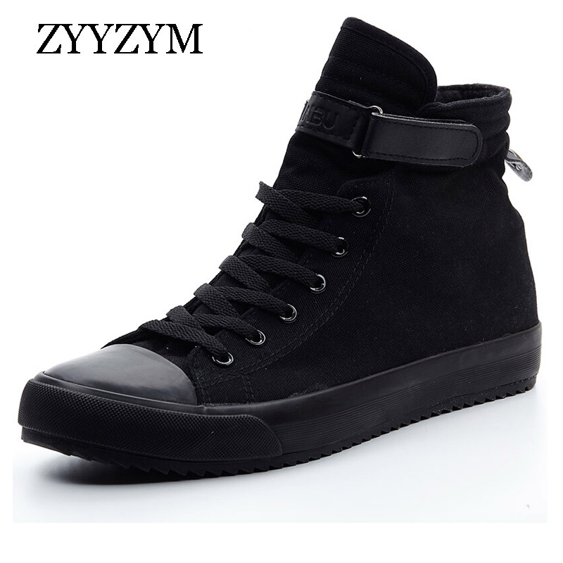 Mens Fashion Help - Homens Sapatos De Lona Moda High
