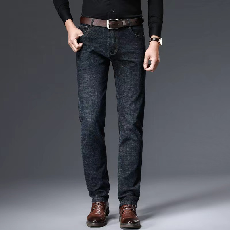 Men'S Fashion For 70 Year Old - Calça Jeans Masculina Casual Estilo Novo