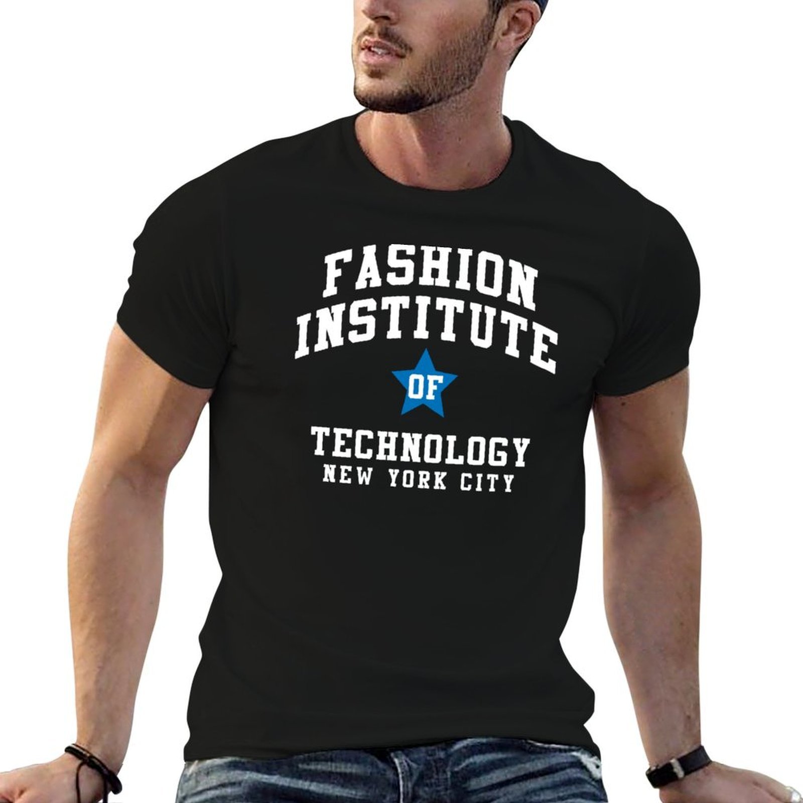 Men'S Fashion Nyc - NYC Fashion Institute - Camiseta Curved