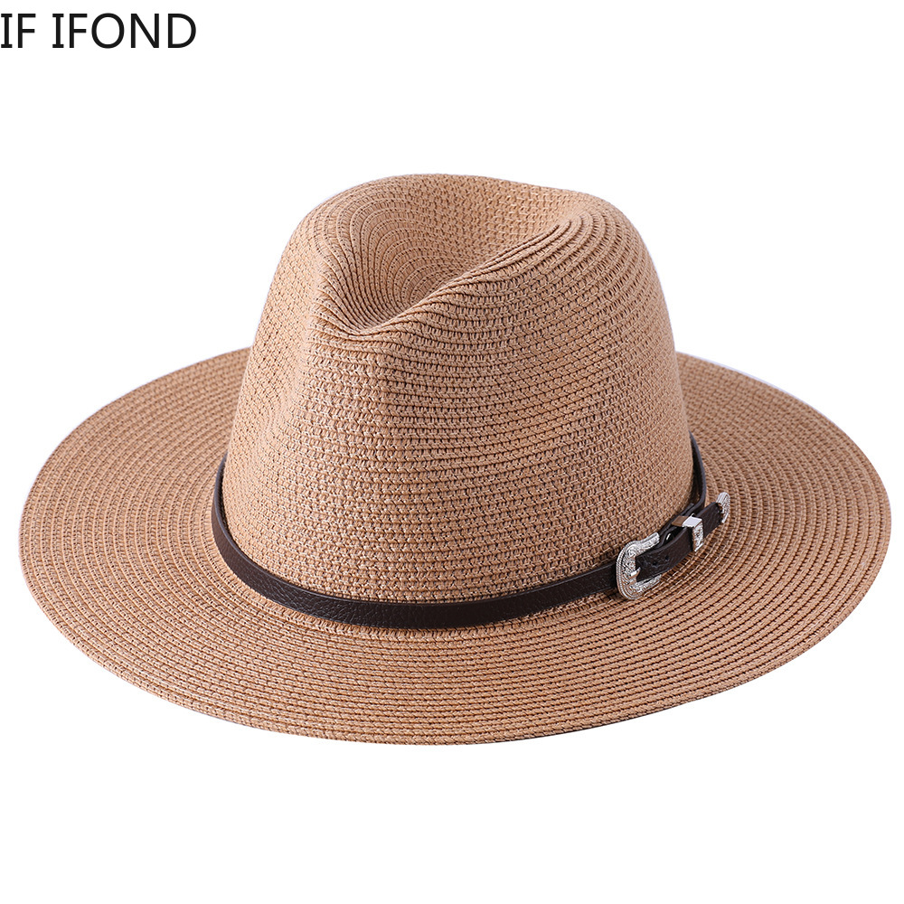 Mens Fashion Bucket Hat - Chapéu de palha para pais e