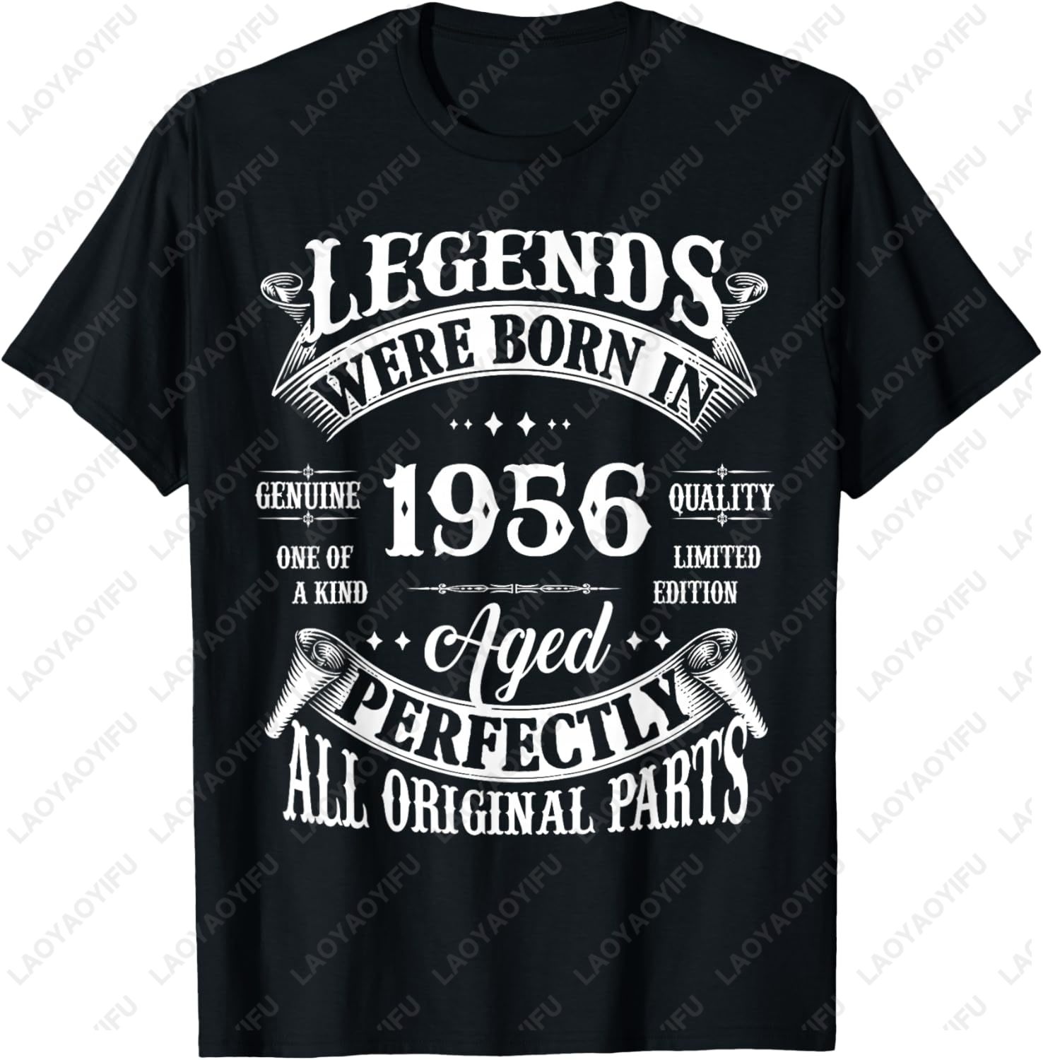 Men'S Fashion For 70 Year Old - Presente de 70º Aniversário, Camiseta Vintage