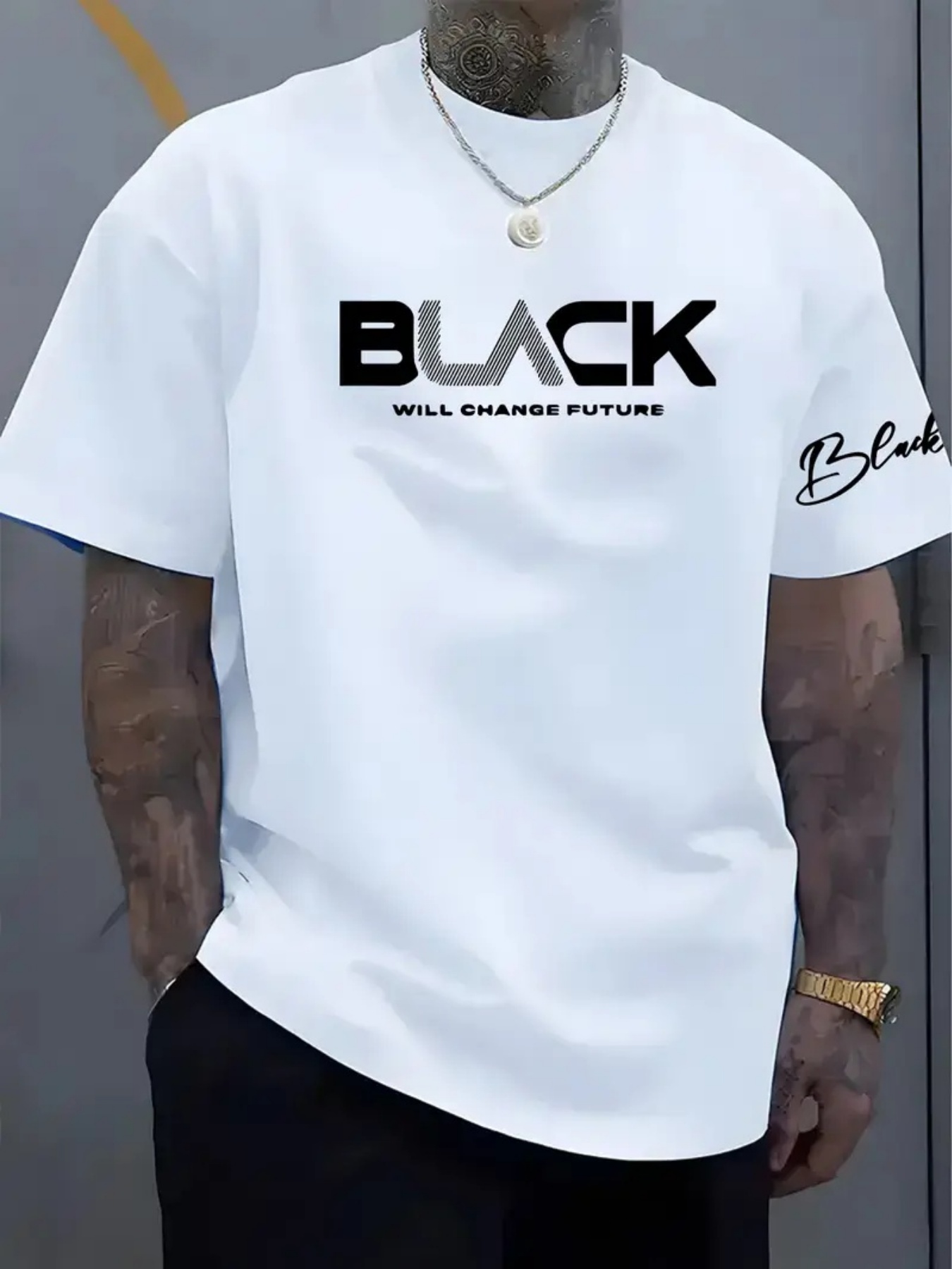 Men'S Fashion Nyc - Camiseta Masculina de Verão 100% Algodão