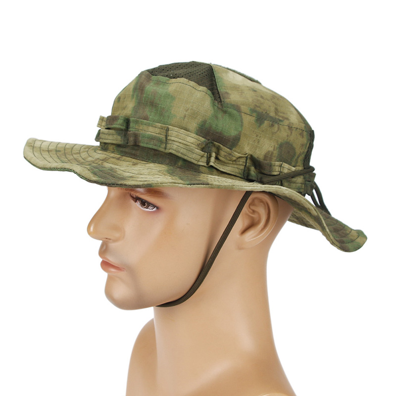 Mens Fashion Bucket Hat - Fg atacs camuflagem boonie chapéu caminhadas