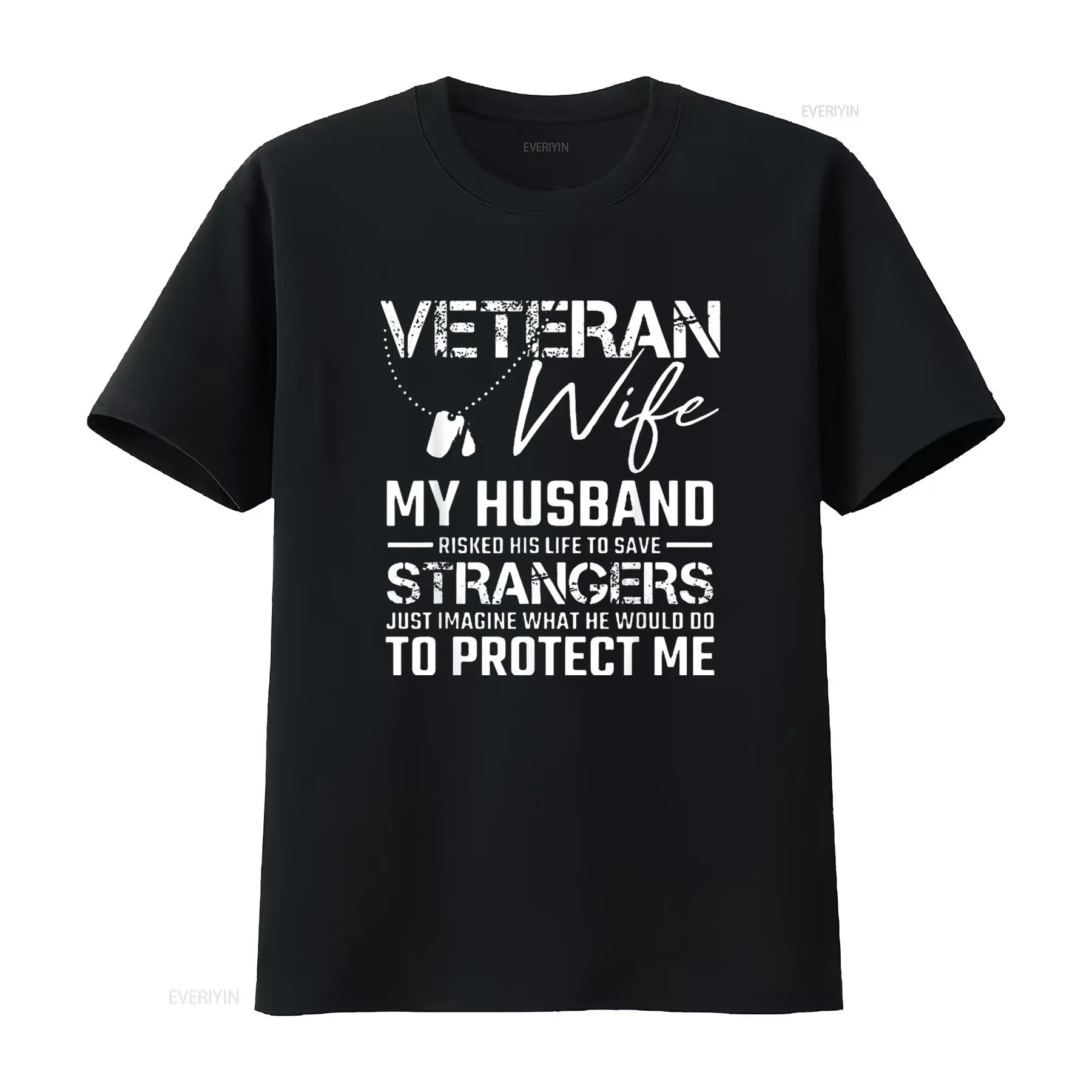 Military Shirt Men - Masculino veterano esposa exército marido soldado