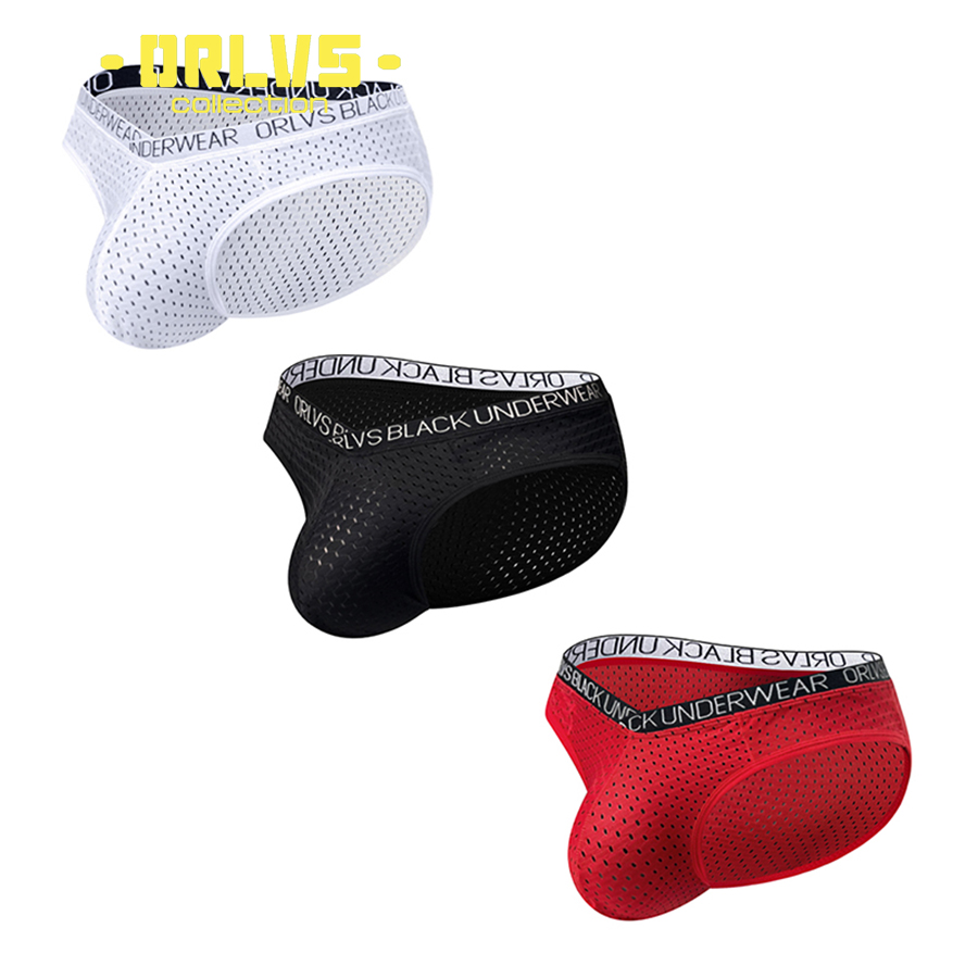 Men'S Fashion Underwear Brands - ORLVS-Cuecas De Malha De Nylon Suave