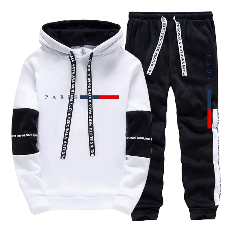 Men'S Fashion Tips - Conjunto Masculino/ Moletom com Capuz/ Calças