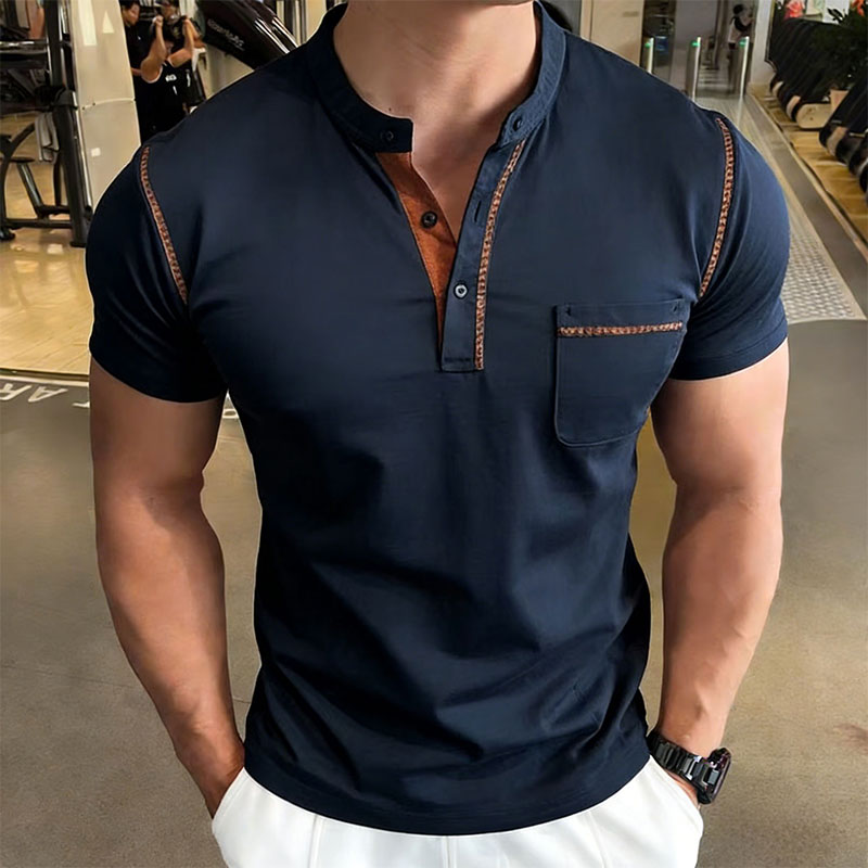 Men'S Fashion Polo - Nova Camisa Polo Masculina de Verão