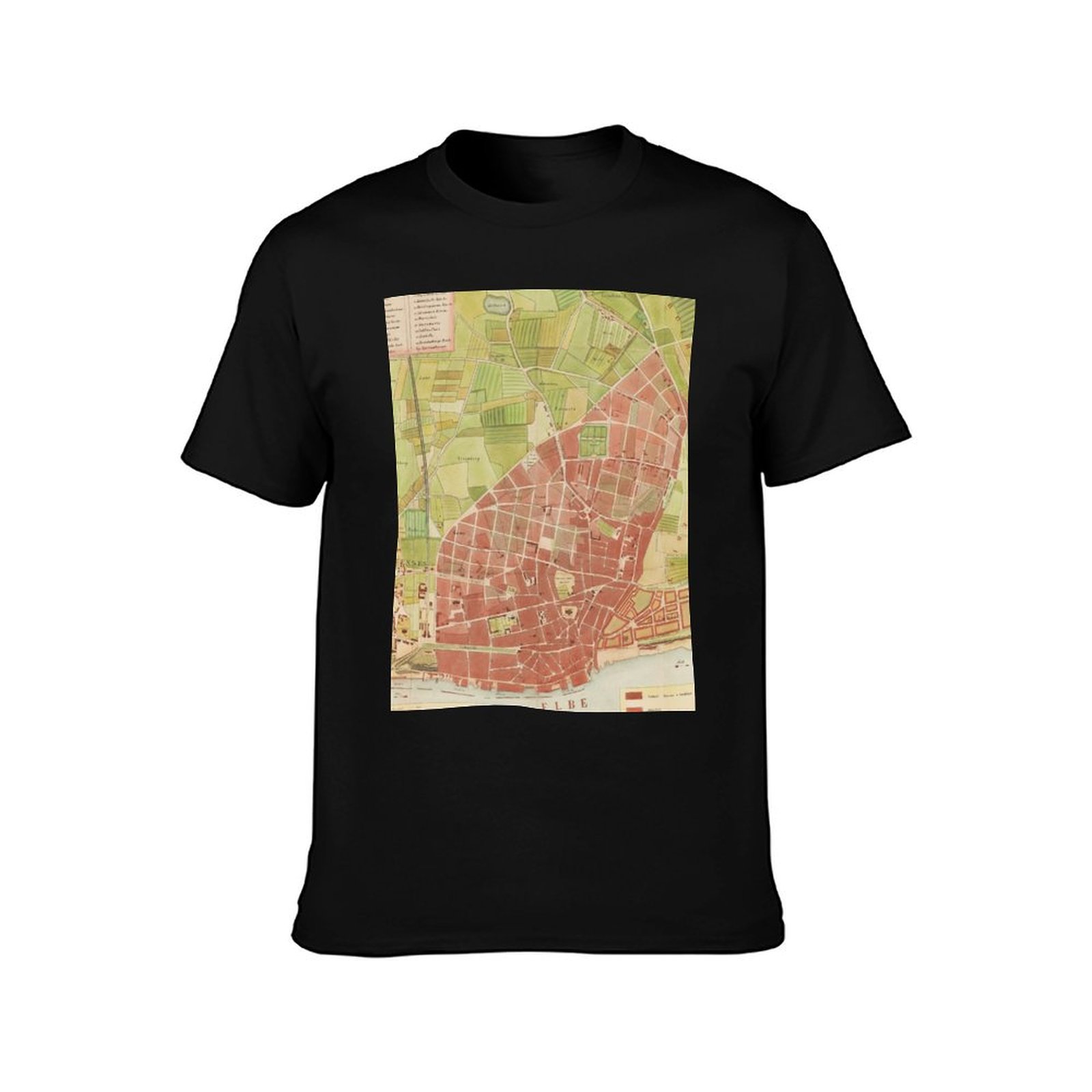 Camiseta vintage com mapa de A - Men'S Fashion Hamburg avaliação e preço