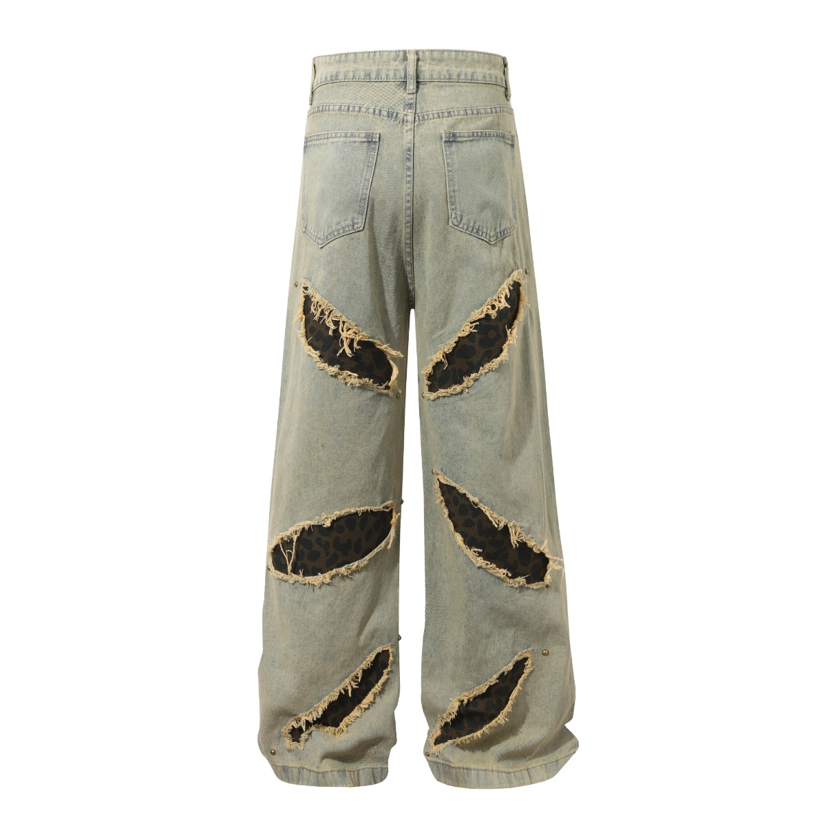 Calças Clássicas de Perna Larg - Men'S Fashion Khaki Pants avaliação e preço