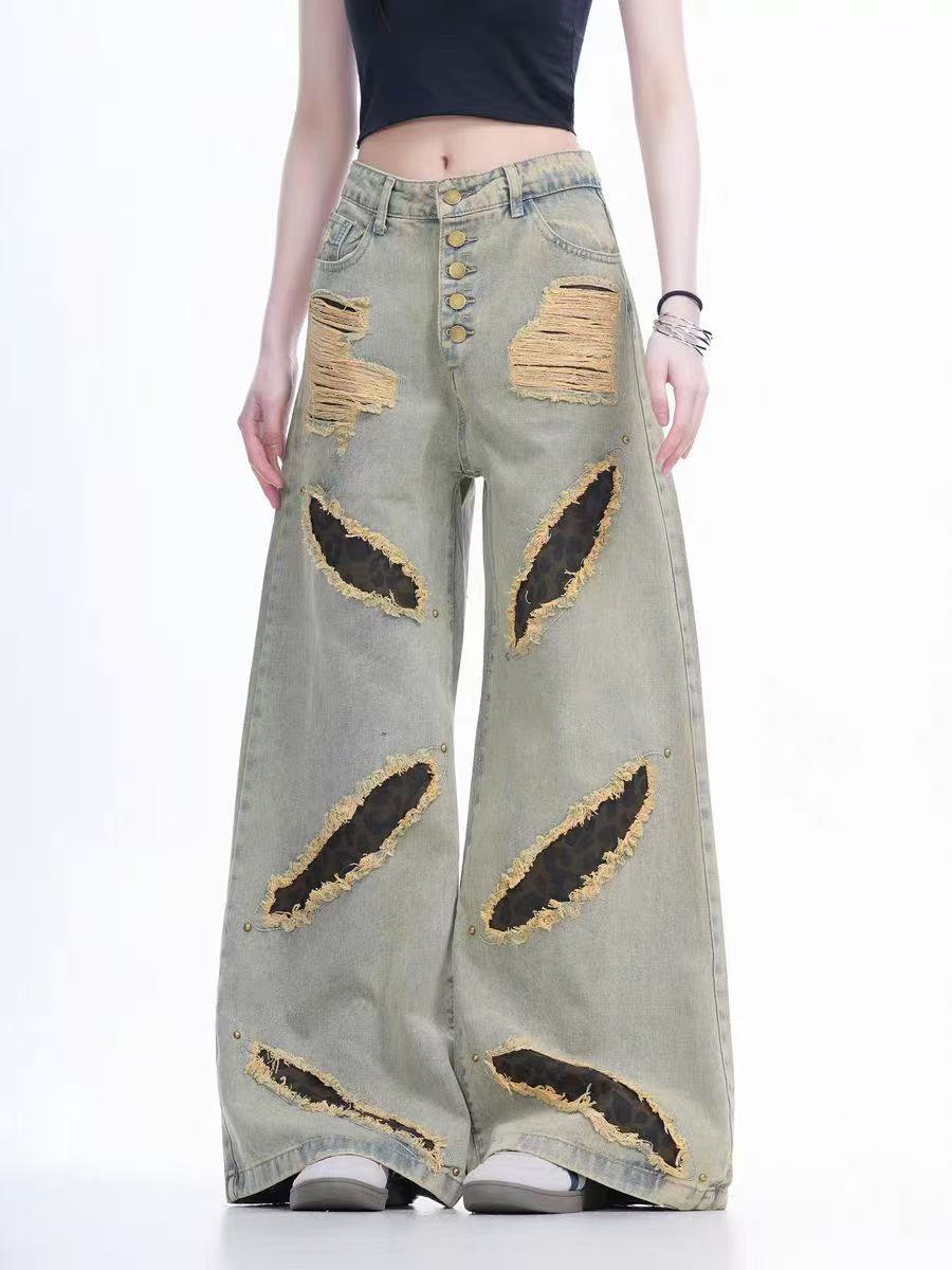 Calças Clássicas de Perna Larg - Men'S Fashion Khaki Pants avaliação e preço