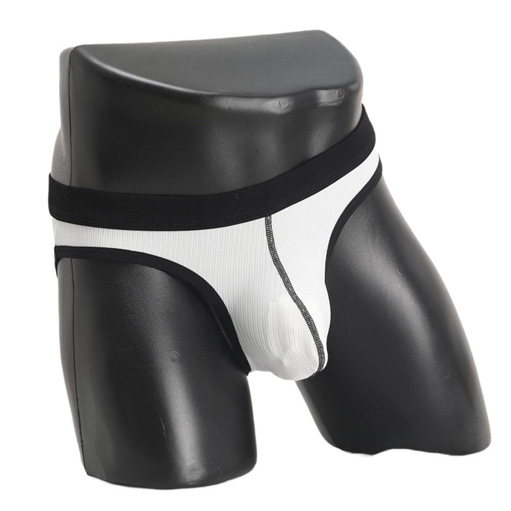 Cuecas de Cor Sólida Azul Escu - Men'S Fashion Underwear Brands avaliação e preço