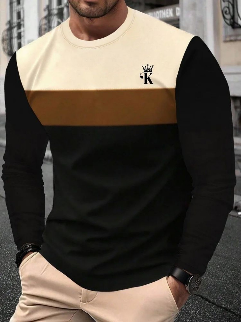 Camiseta masculina moderna de  - Men'S Fashion T Shirts avaliação e preço