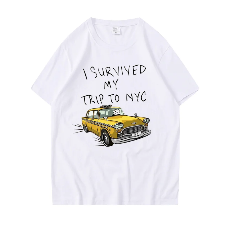 Camiseta estampada I Survived  - Men'S Fashion Nyc avaliação e preço