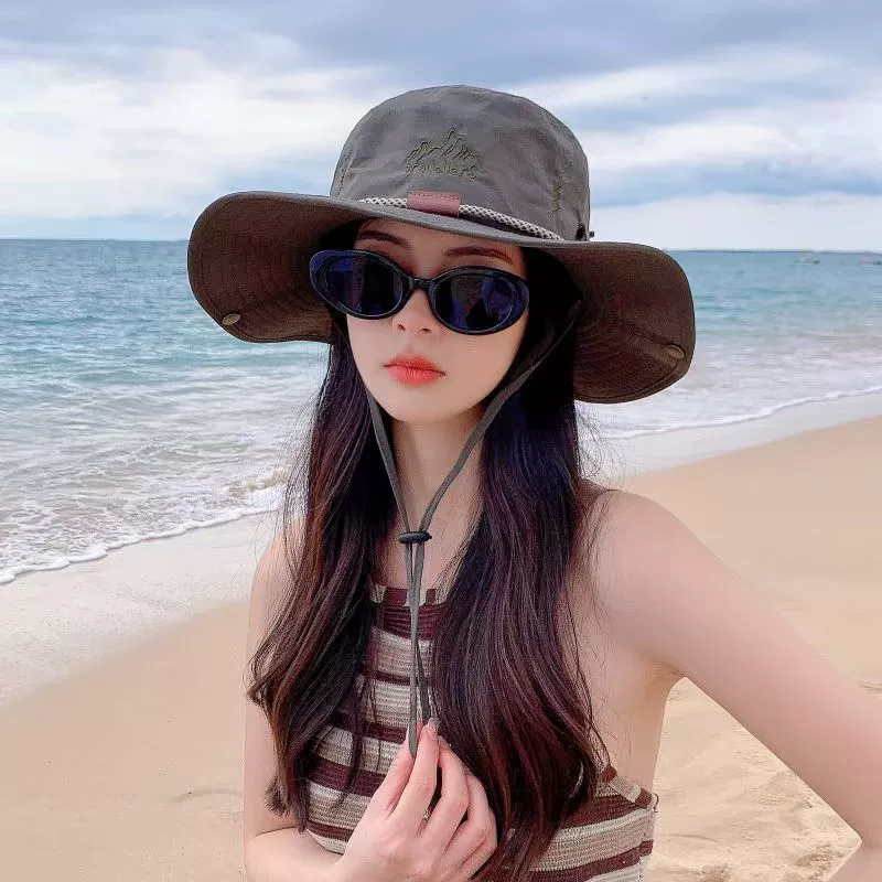 Nova moda verão balde chapéu d - Mens Fashion Bucket Hat avaliação e preço