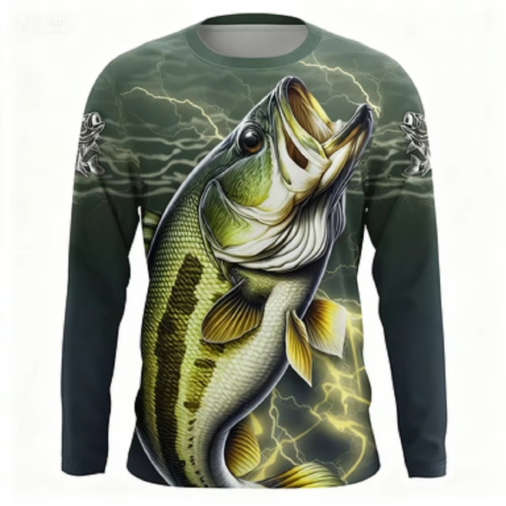 Camiseta de Manga Longa com Es - Men'S Fashion T Shirts avaliação e preço