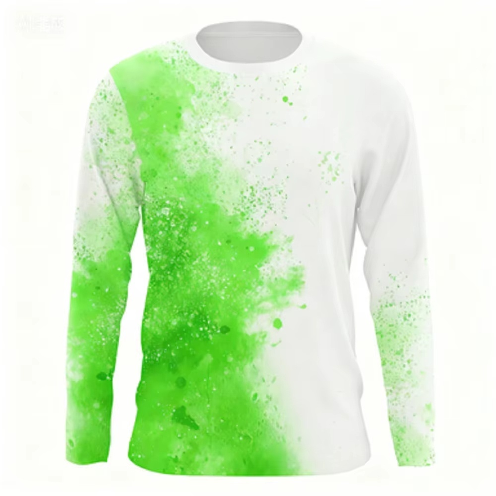Camiseta de Manga Longa com Es - Men'S Fashion T Shirts avaliação e preço