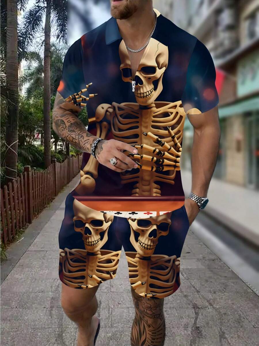 Conjunto de Camiseta Polo com  - Men'S Fashion Polo avaliação e preço