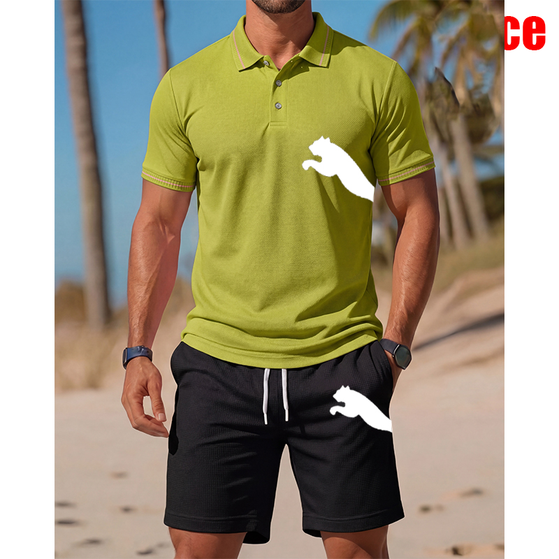 Conjunto Masculino Casual de C - Men'S Fashion Polo avaliação e preço