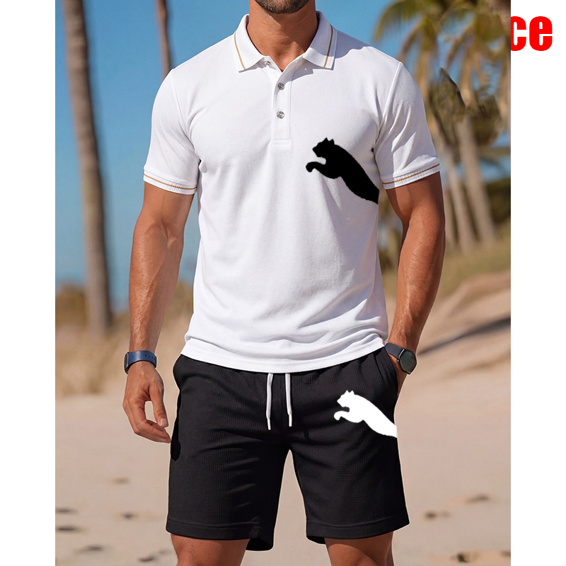 Conjunto Masculino Casual de C - Men'S Fashion Polo avaliação e preço