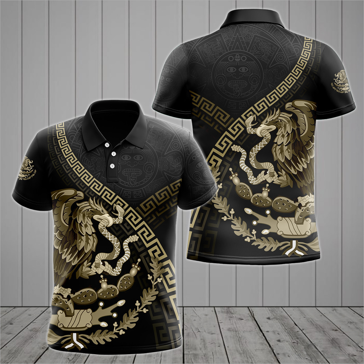 México asteca brasão & crânio  - Mens Fashion Mexico avaliação e preço