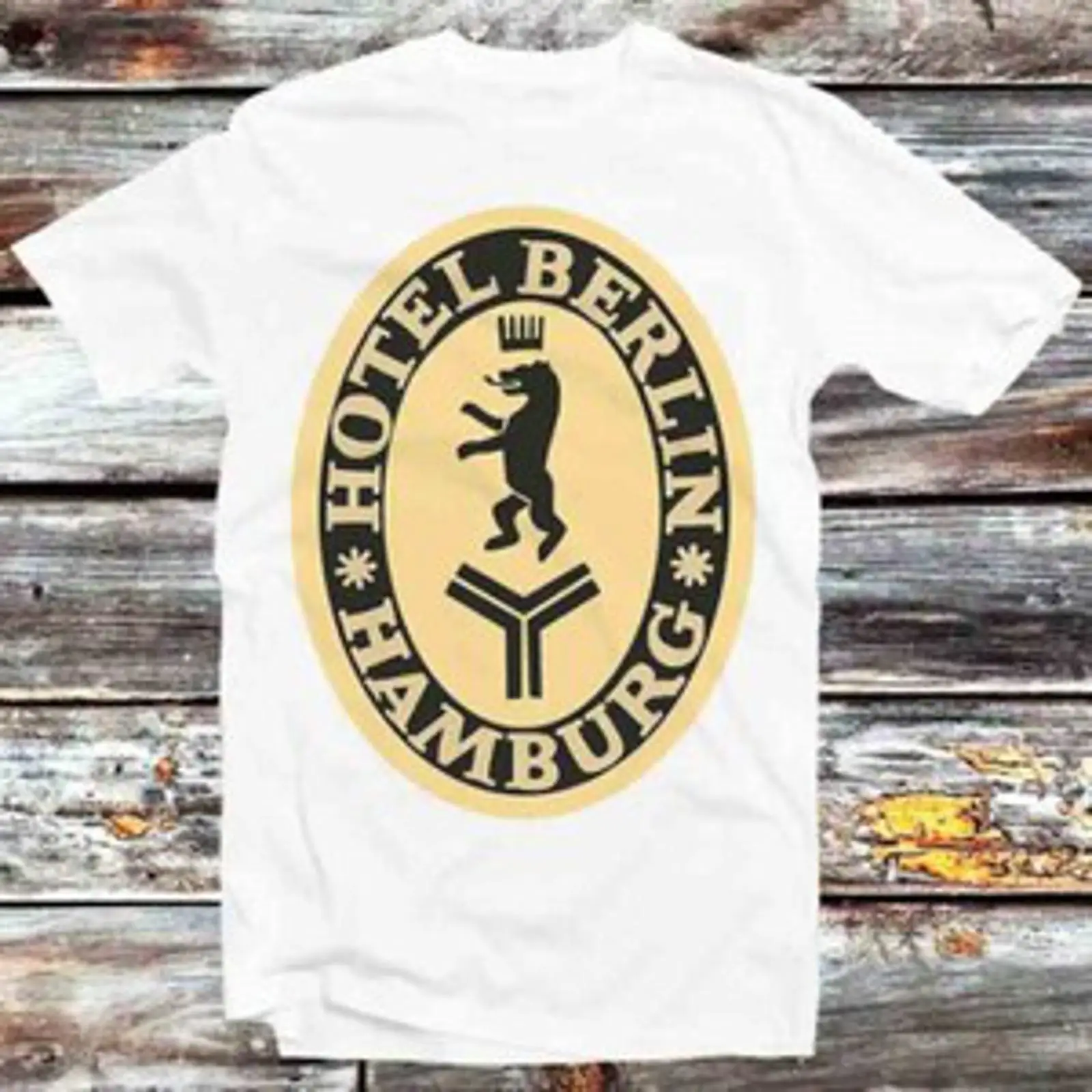 Camiseta com logotipo do Hotel - Men'S Fashion Hamburg avaliação e preço