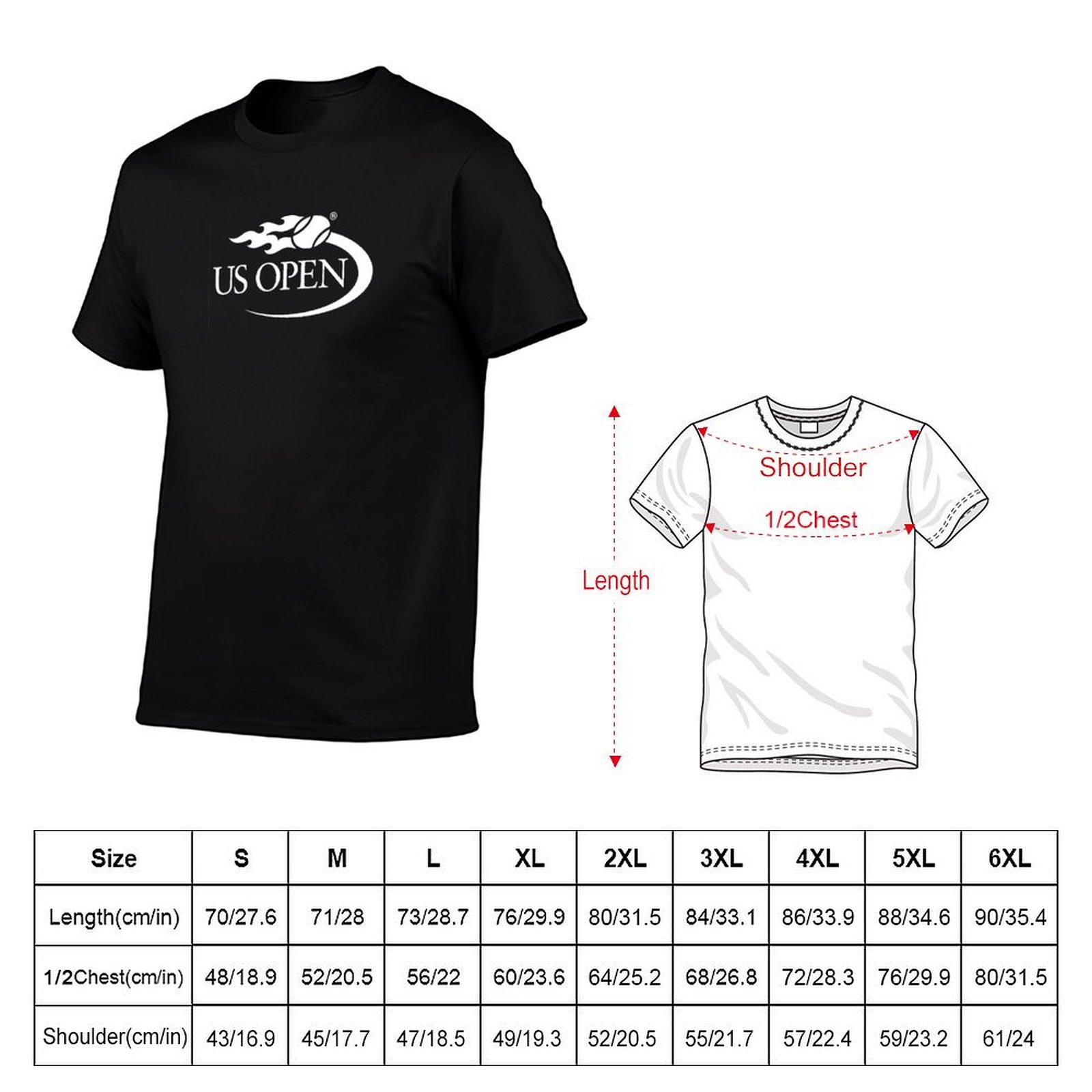 Camiseta de tênis NYC US Open  - Men'S Fashion Nyc avaliação e preço