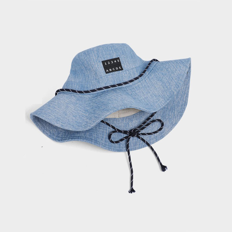 Moda coreana homem lavado deni - Mens Fashion Bucket Hat avaliação e preço