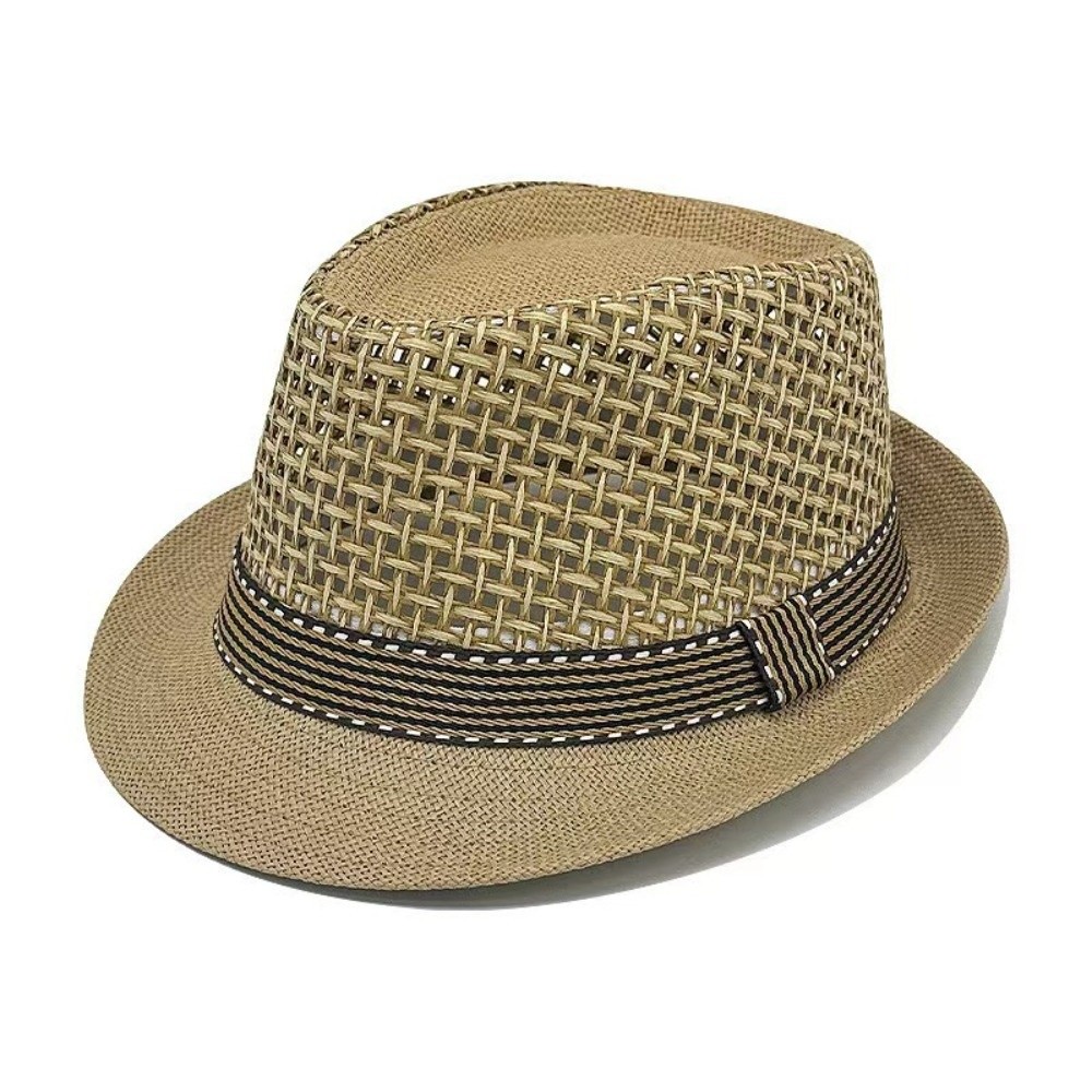 Chapéu Panamá Masculino de Aba - Mens Fashion Bucket Hat avaliação e preço