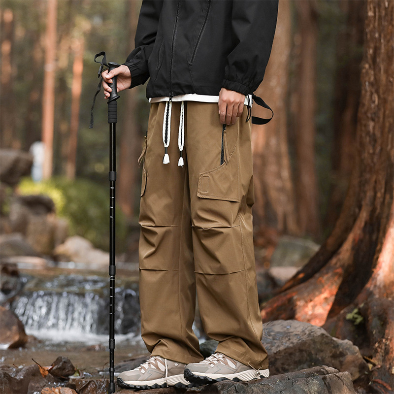 2025 novo algodão calças de ca - Men'S Fashion Khaki Pants avaliação e preço