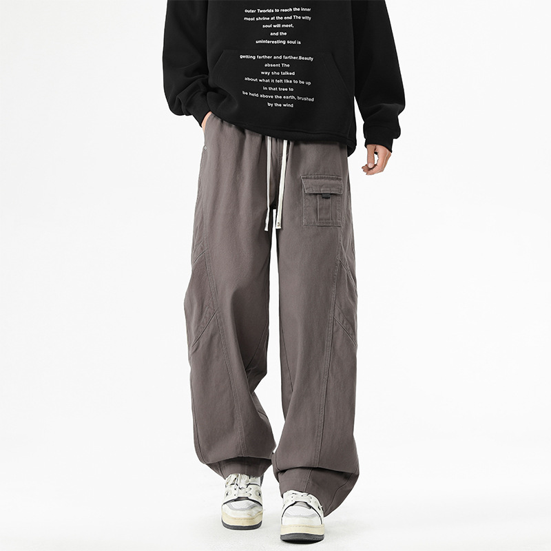 2025 novo algodão calças de ca - Men'S Fashion Khaki Pants avaliação e preço