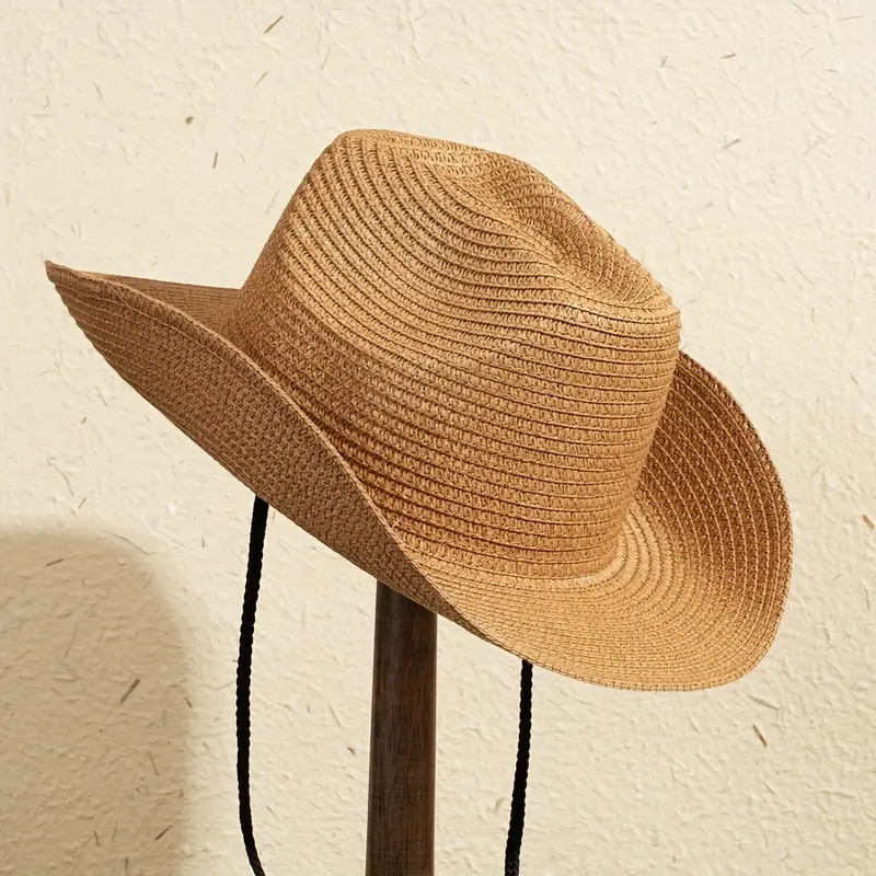 Chapéu de Palha Panamá Natural - Mens Fashion Bucket Hat avaliação e preço