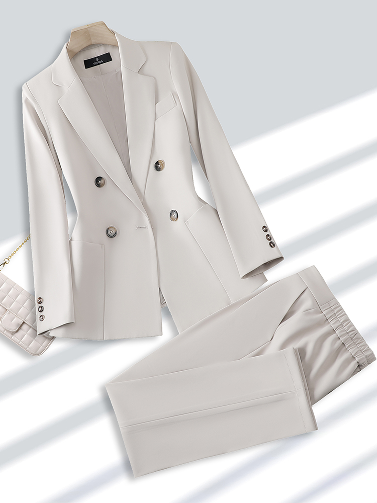 Blazer e calças para mulheres, - Men'S Fashion Khaki Pants avaliação e preço