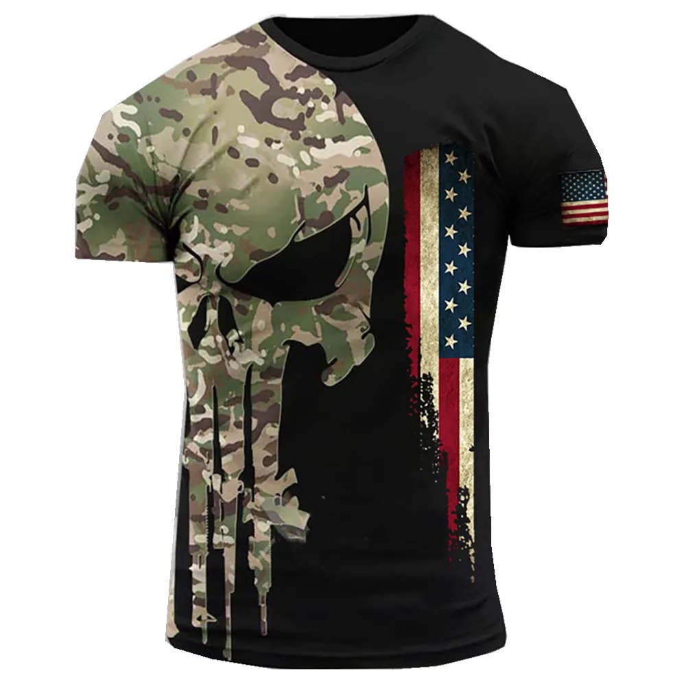 Camiseta militar estampada mas - Military Shirt Men avaliação e preço