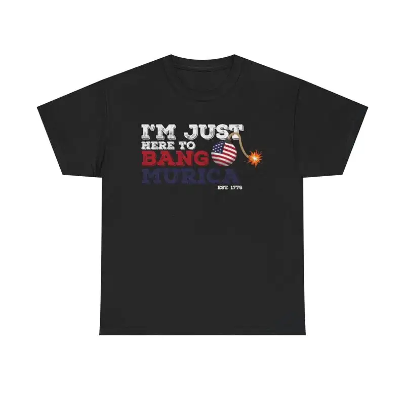 Camiseta Im Just Here To Bang  - Military Shirt Men avaliação e preço