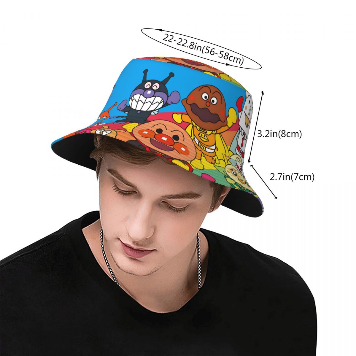 Chapéus de Balde Personalizado - Mens Fashion Bucket Hat avaliação e preço