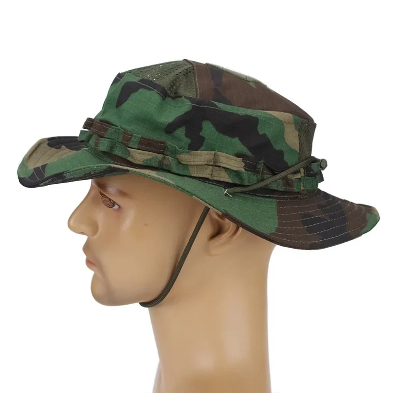 Fg atacs camuflagem boonie cha - Mens Fashion Bucket Hat avaliação e preço
