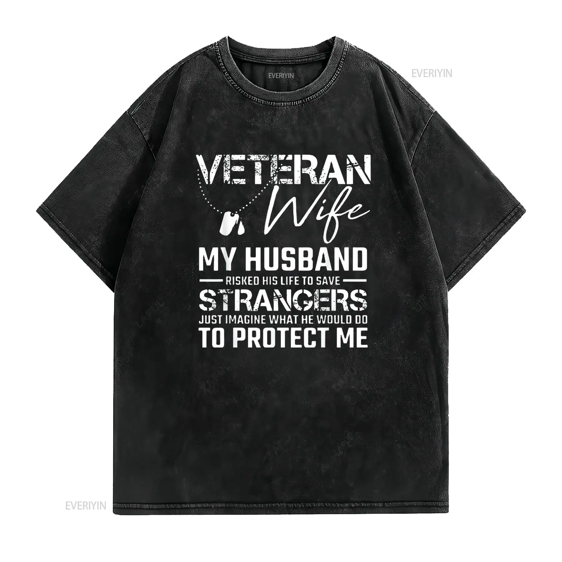 Masculino veterano esposa exér - Military Shirt Men avaliação e preço