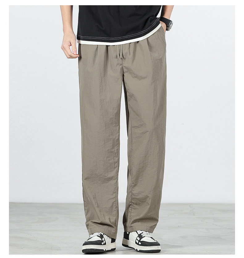Calças Casuais Finas para Home - Men'S Fashion Khaki Pants avaliação e preço