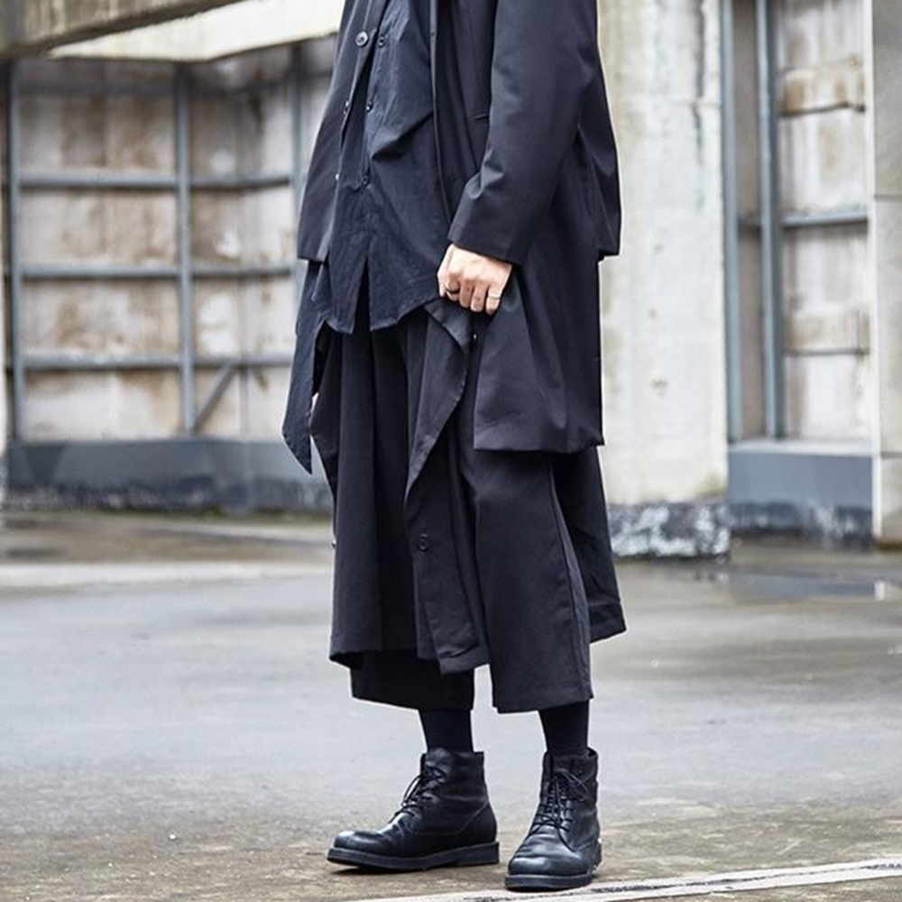 Calças Góticas Escuras Y2K com - Mens Fashion Trend 2026 avaliação e preço