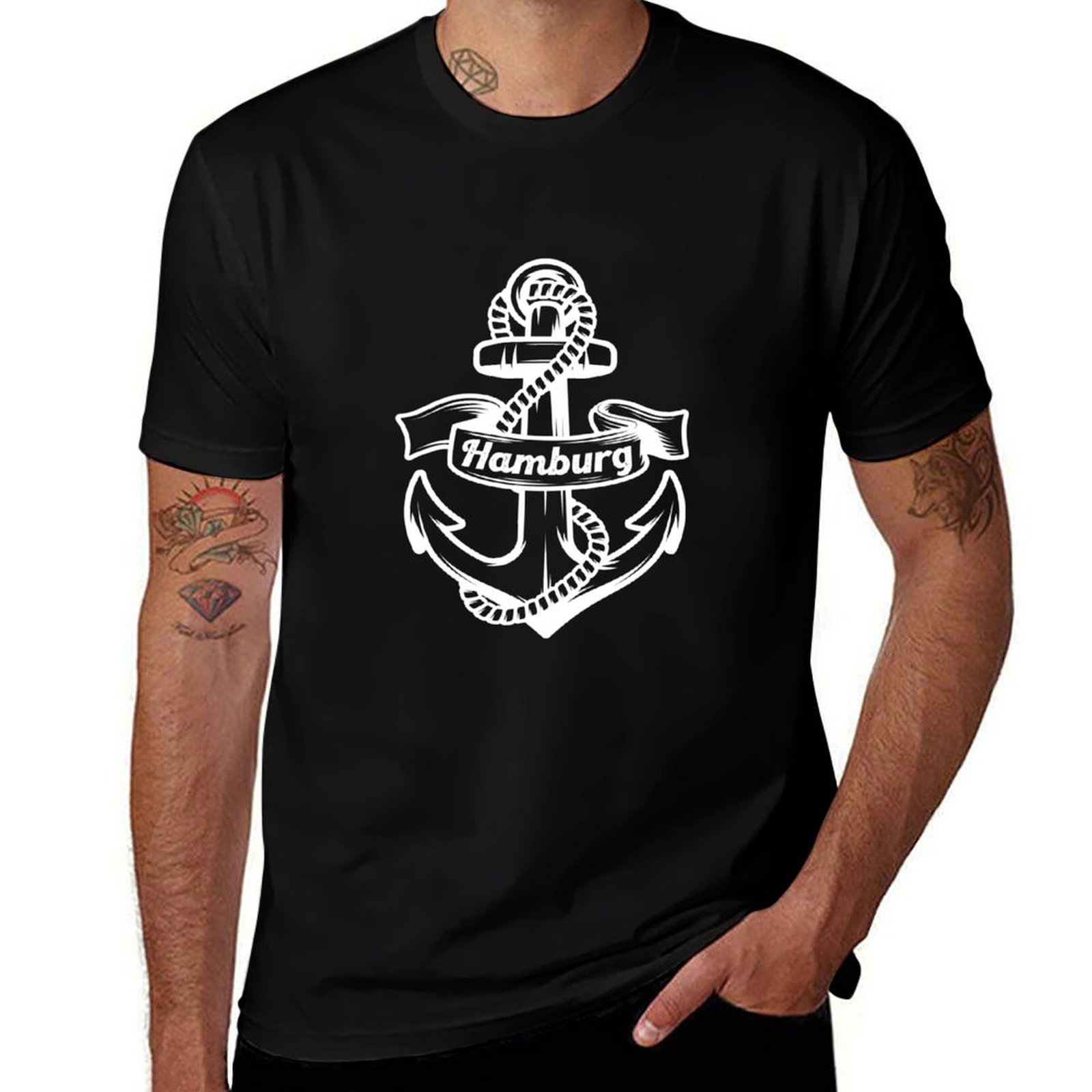 Camiseta Souvenir do Porto de  - Men'S Fashion Hamburg avaliação e preço