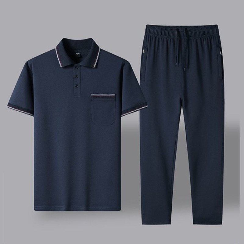 Conjunto casual masculino de v - Men'S Fashion Polo avaliação e preço